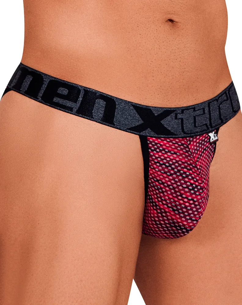 Clothing_Xtremen_Unterwäsche Xtremen 91098 Mikrofasernetz-Bikini Rot