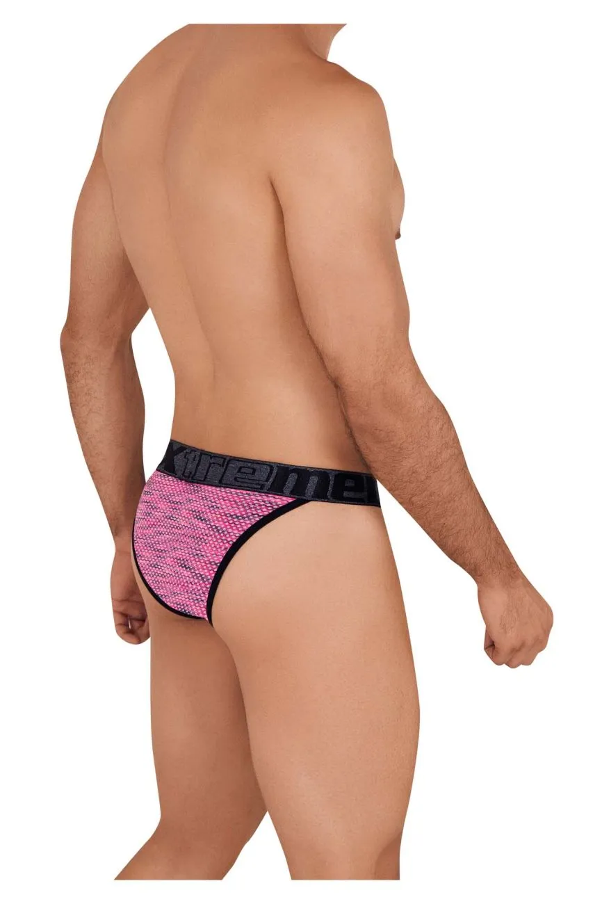 Clothing_Xtremen_Unterwäsche Xtremen 91098X Mikrofasernetz-Bikini Farbe Rosa
