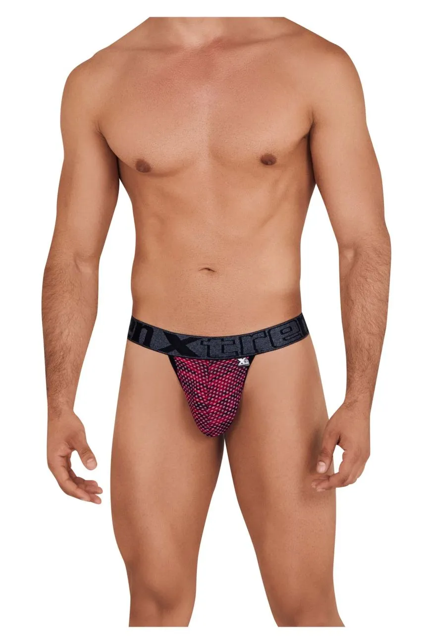 Clothing_Xtremen_Unterwäsche Xtremen 91098X Mikrofasernetz-Bikini Farbe Rot