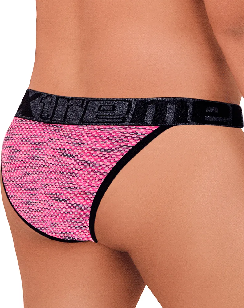 Clothing_Xtremen_Unterwäsche Xtremen 91098x Mikrofasermesh-Bikini Pink