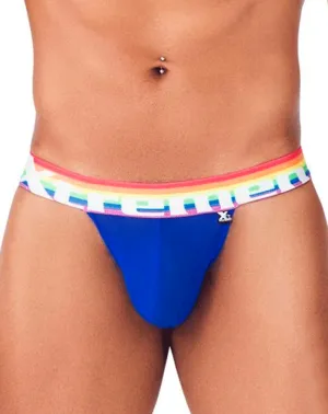Clothing_Xtremen_Unterwäsche Xtremen 91104 Pride Mesh Bikini Royal