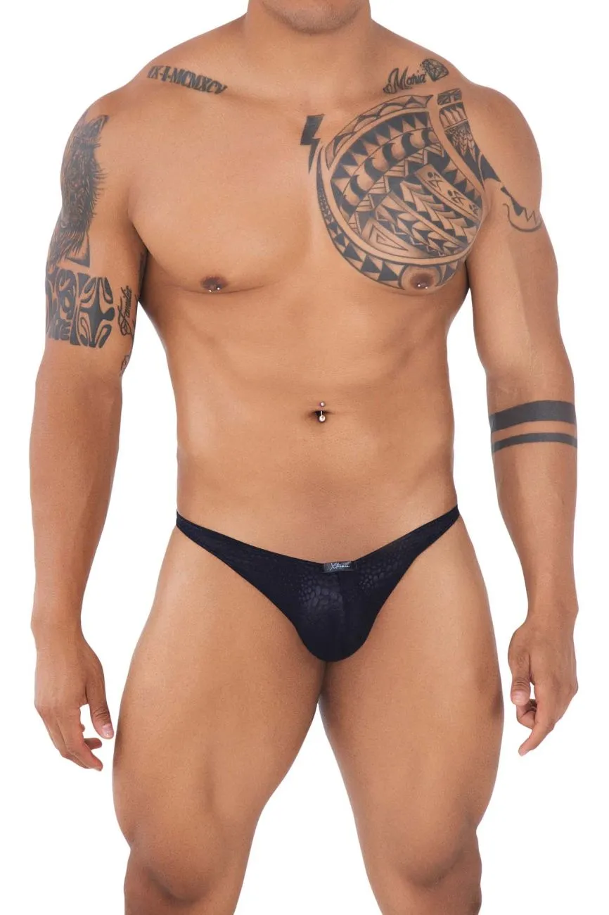 Clothing_Xtremen_Unterwäsche Xtremen 91121 Spitzen-Bikini Farbe Schwarz