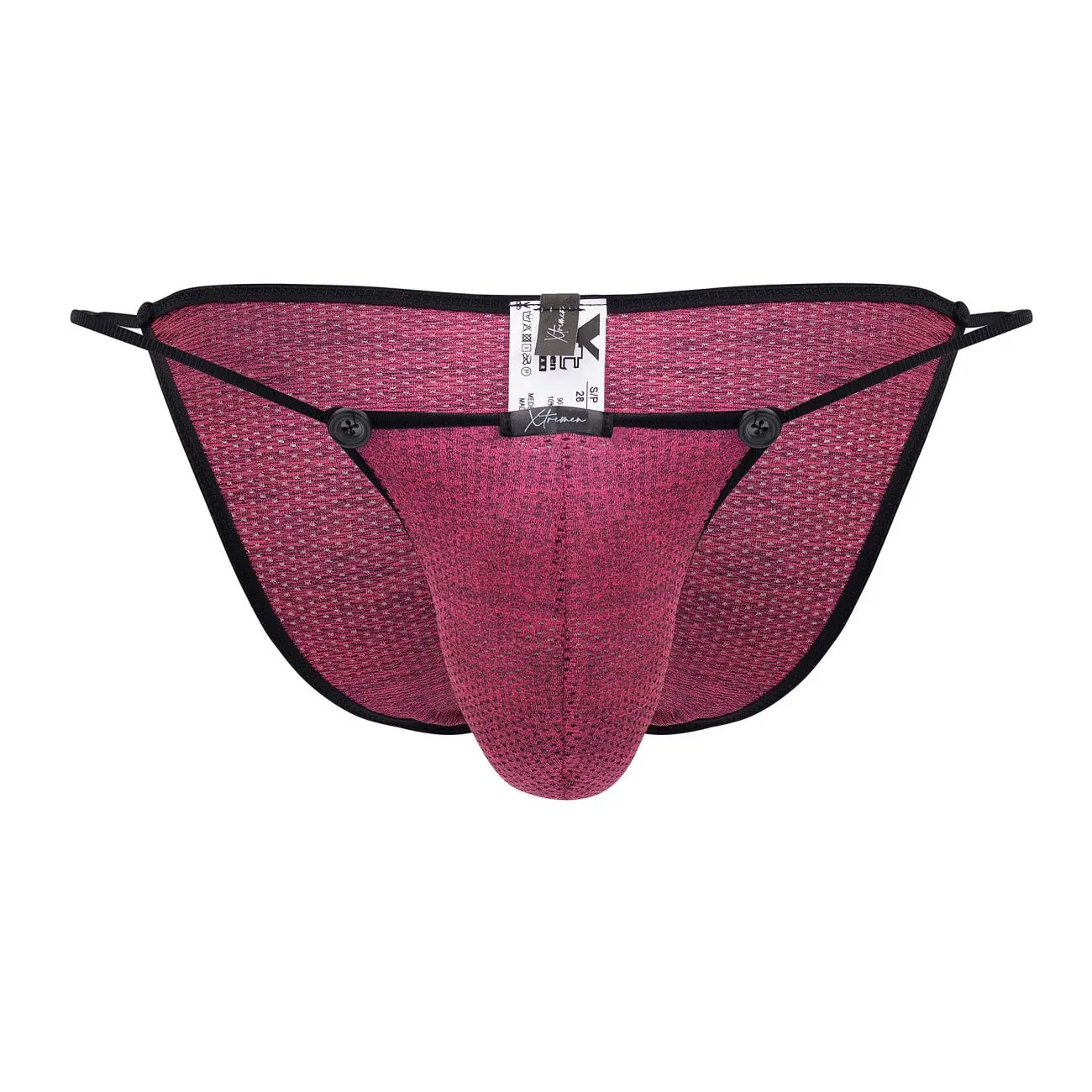 Clothing_Xtremen_Unterwäsche Xtremen 91132 Mesh-Bikini Farbe Fuchsia