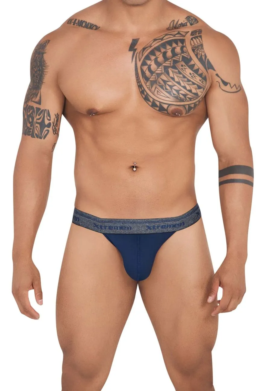 Clothing_Xtremen_Unterwäsche Xtremen 91143 Ultraweicher Bikini Farbe Dunkelblau