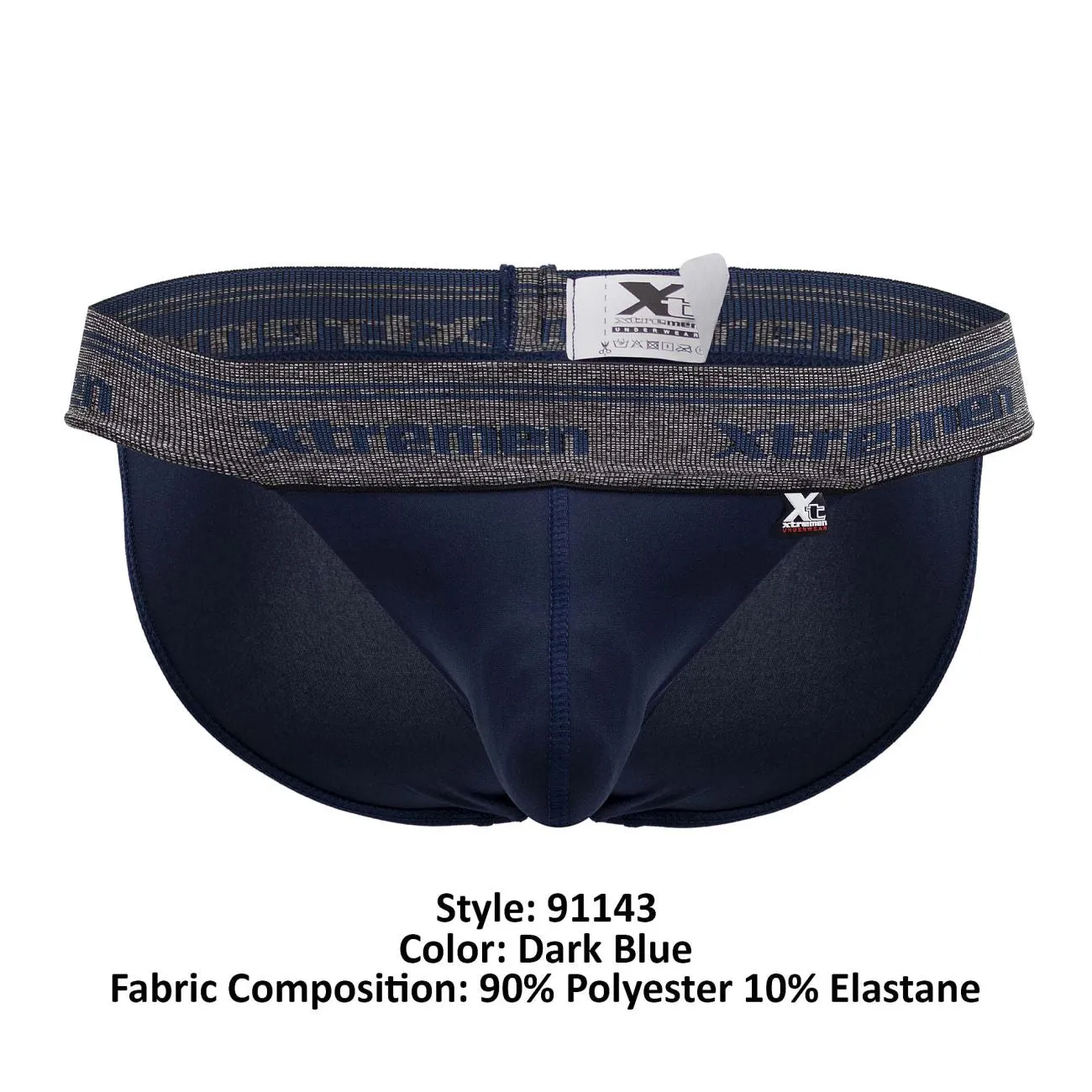 Clothing_Xtremen_Unterwäsche Xtremen 91143 Ultraweicher Bikini Farbe Dunkelblau
