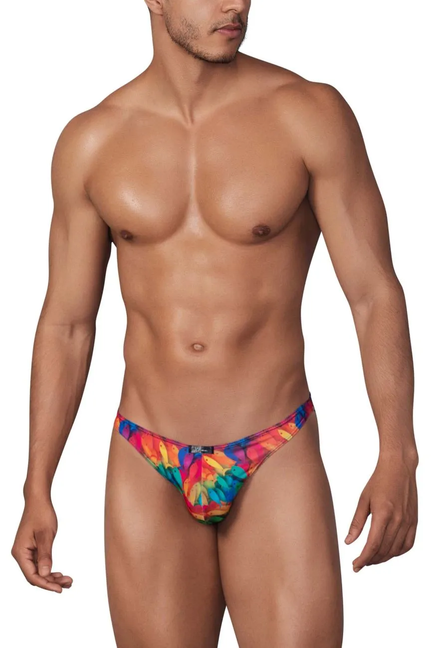 Clothing_Xtremen_Unterwäsche Xtremen 91145 Bedruckter Mikrofaser-Bikini Farbe Regenbogenfisch