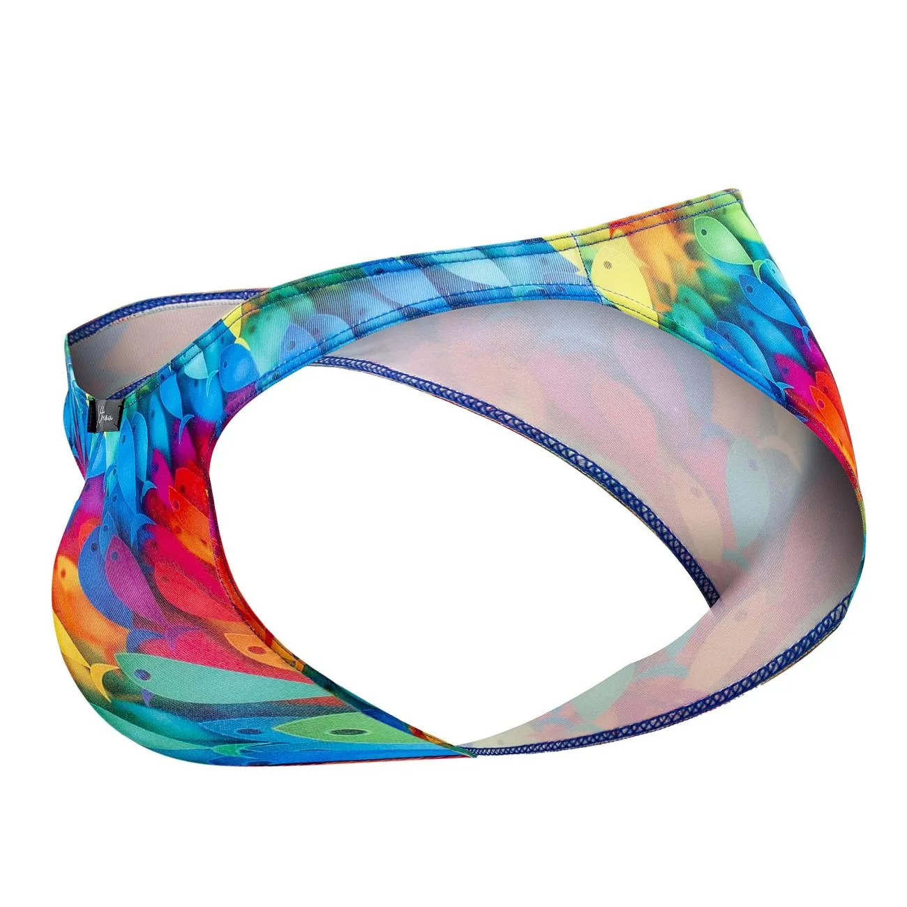 Clothing_Xtremen_Unterwäsche Xtremen 91145 Bedruckter Mikrofaser-Bikini Farbe Regenbogenfisch