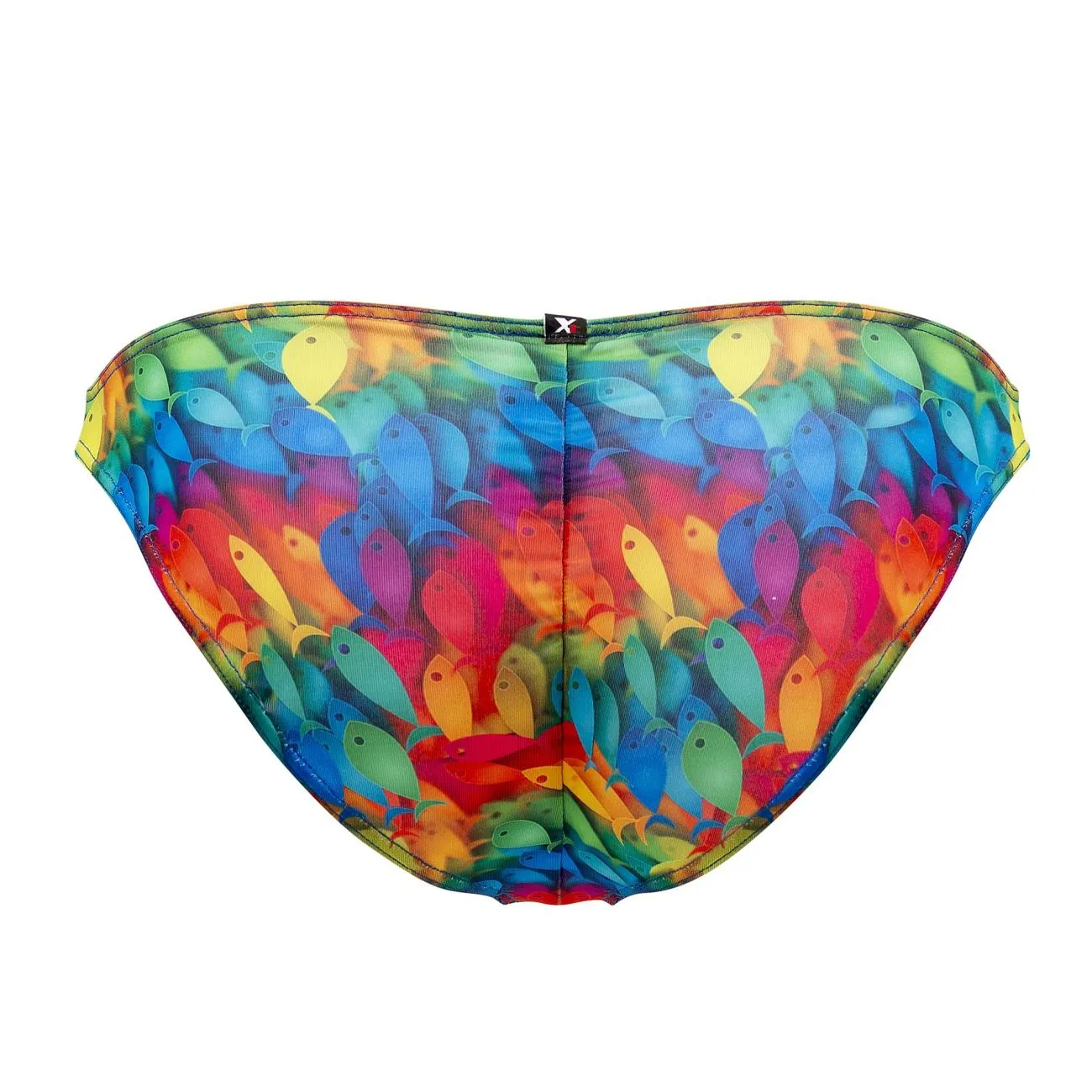 Clothing_Xtremen_Unterwäsche Xtremen 91145 Bedruckter Mikrofaser-Bikini Farbe Regenbogenfisch