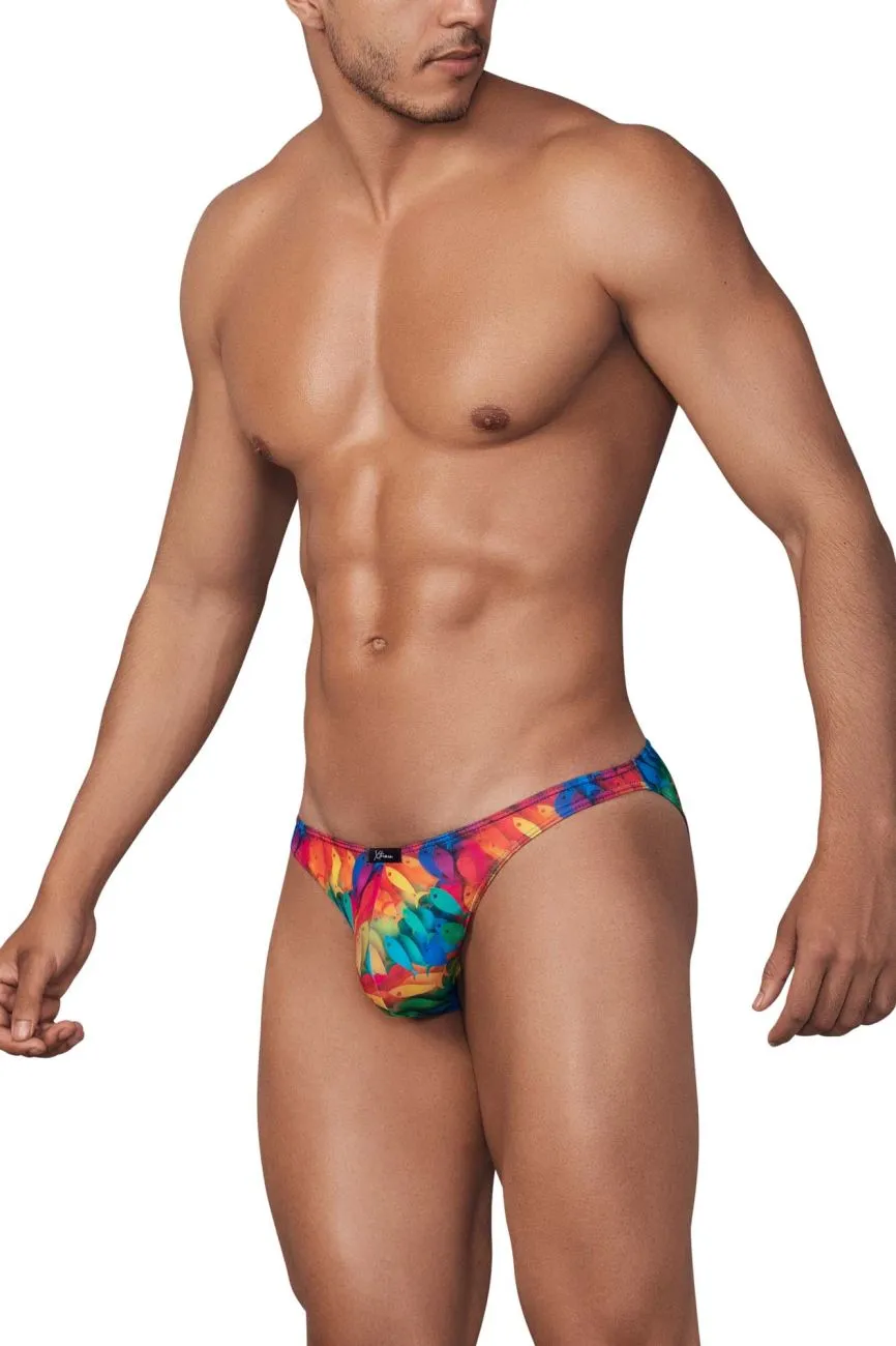 Clothing_Xtremen_Unterwäsche Xtremen 91145 Bedruckter Mikrofaser-Bikini Farbe Regenbogenfisch