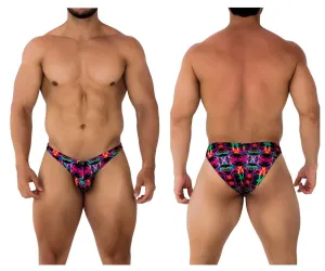Clothing_Xtremen_Unterwäsche Xtremen 91172 Bedruckter Bikini Farbe Schleifen