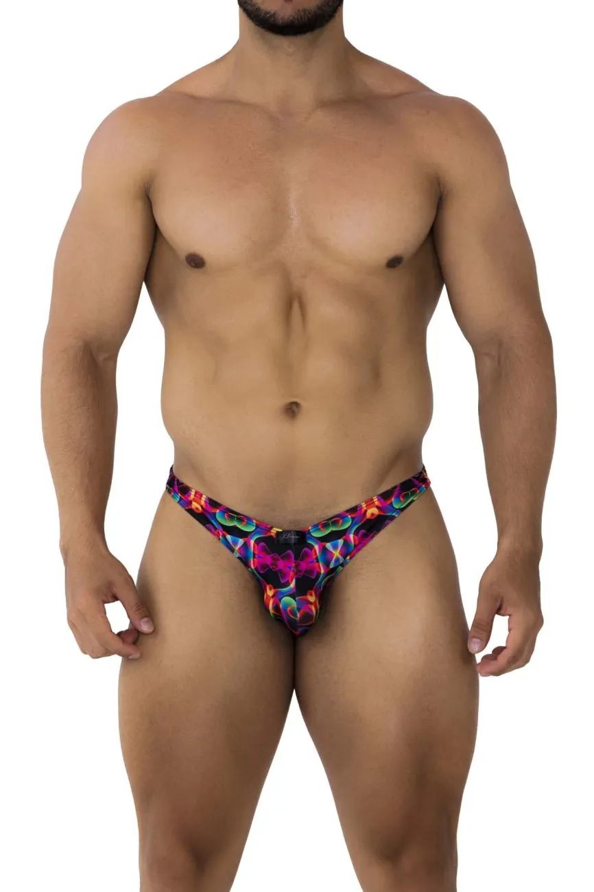 Clothing_Xtremen_Unterwäsche Xtremen 91172 Bedruckter Bikini Farbe Schleifen