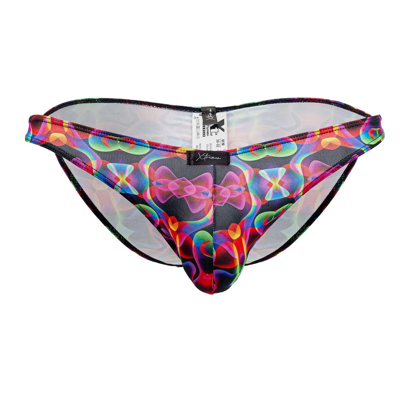 Clothing_Xtremen_Unterwäsche Xtremen 91172 Bedruckter Bikini Farbe Schleifen