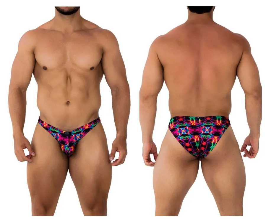 Clothing_Xtremen_Unterwäsche Xtremen 91172 Bedruckter Bikini Farbe Schleifen