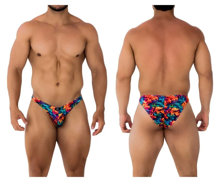 Clothing_Xtremen_Unterwäsche Xtremen 91172 Bedruckter Bikini Farbe Feuer