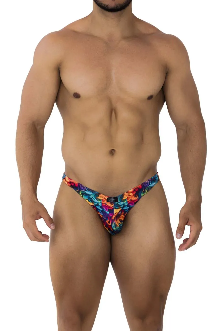 Clothing_Xtremen_Unterwäsche Xtremen 91172 Bedruckter Bikini Farbe Feuer