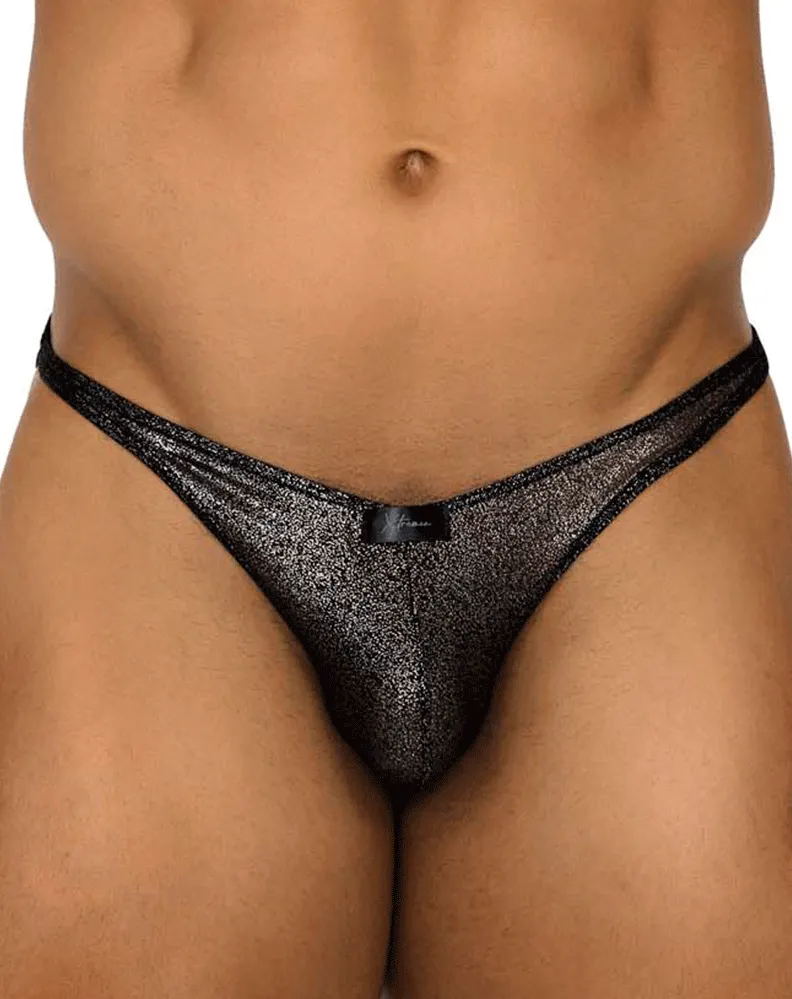 Clothing_Xtremen_Unterwäsche Xtremen 91174 Tüll Mesh Bikini Schwarz