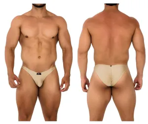 Clothing_Xtremen_Unterwäsche Xtremen 91179 Mikrofaser-Bikini Farbe Gold