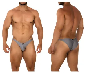 Clothing_Xtremen_Unterwäsche Xtremen 91179 Mikrofaser-Bikini Farbe Silber