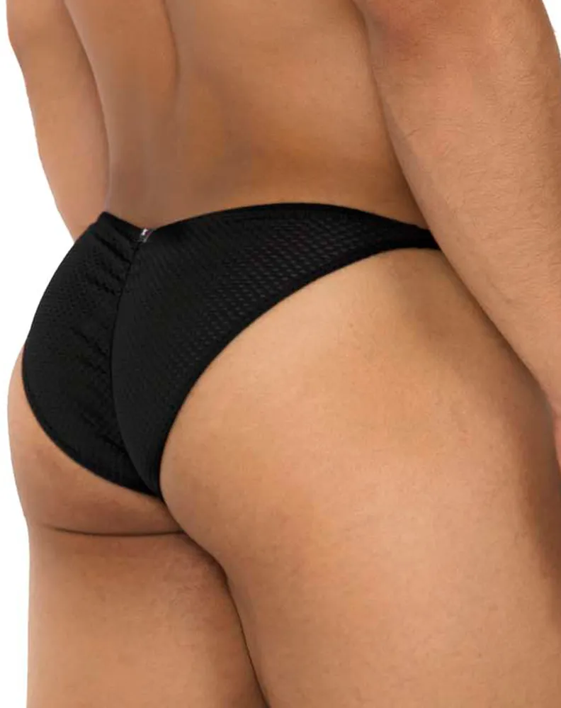 Clothing_Xtremen_Unterwäsche Xtremen 91186 Mesh-Bikini Schwarz