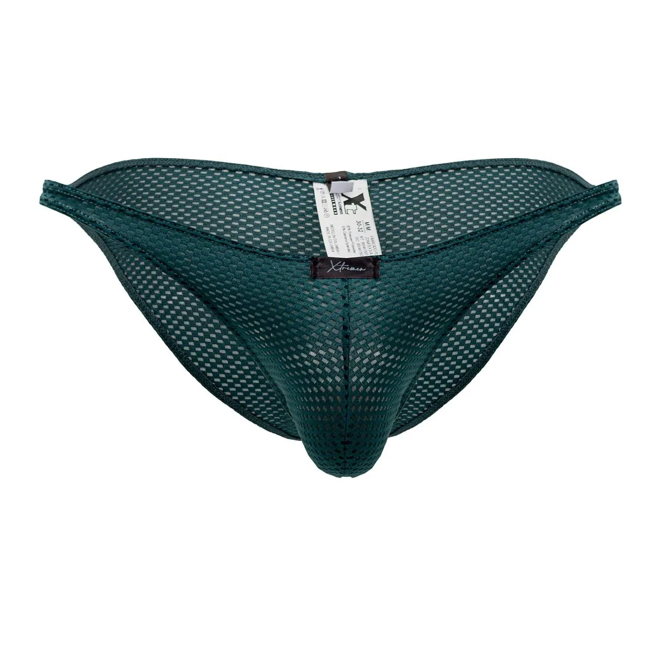 Clothing_Xtremen_Unterwäsche Xtremen 91186 Mesh-Bikini Farbe Grün