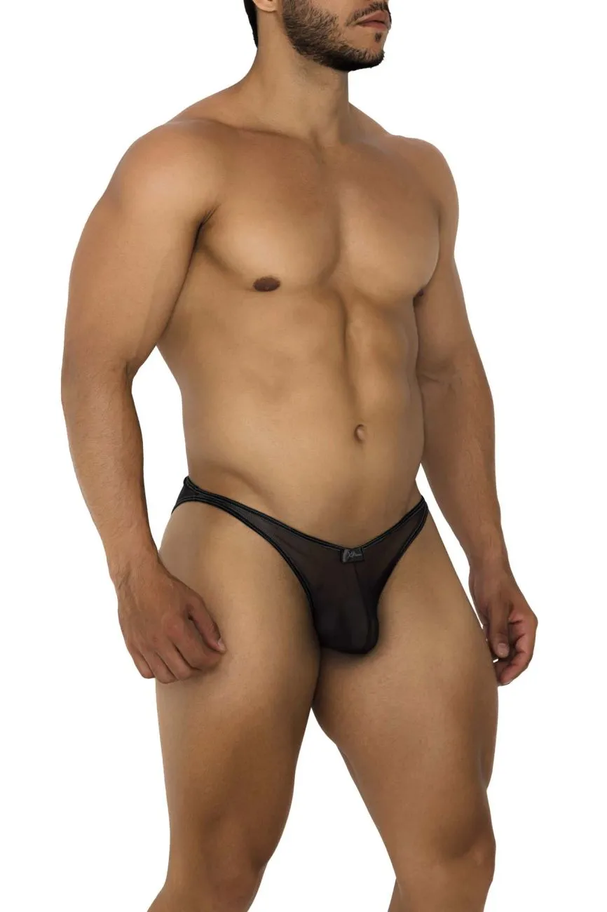 Clothing_Xtremen_Unterwäsche Xtremen 91187 Tüll Mesh Bikini Farbe Schwarz