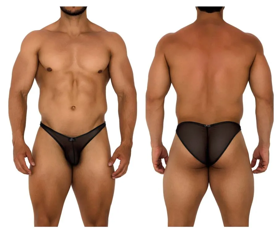 Clothing_Xtremen_Unterwäsche Xtremen 91187 Tüll Mesh Bikini Farbe Schwarz