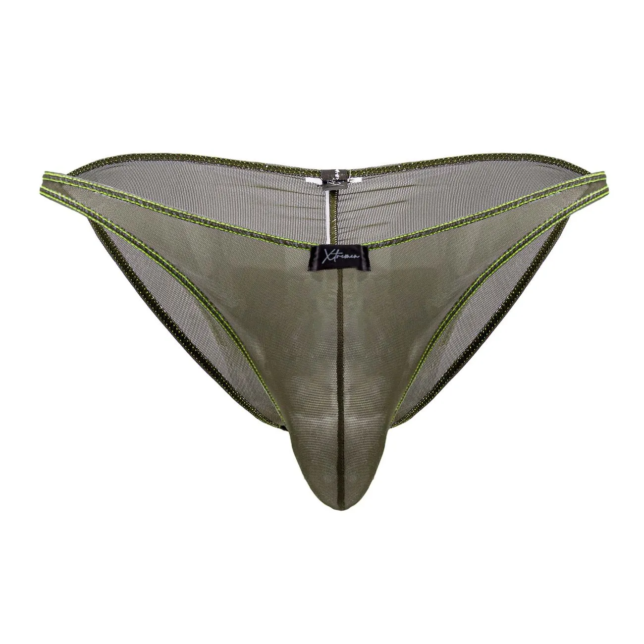 Clothing_Xtremen_Unterwäsche Xtremen 91187 Tüll Mesh Bikini Farbe Grün