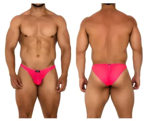 Clothing_Xtremen_Unterwäsche Xtremen 91187 Tüll Mesh Bikini Farbe Rosa
