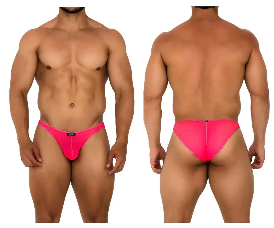 Clothing_Xtremen_Unterwäsche Xtremen 91187 Tüll Mesh Bikini Farbe Rosa