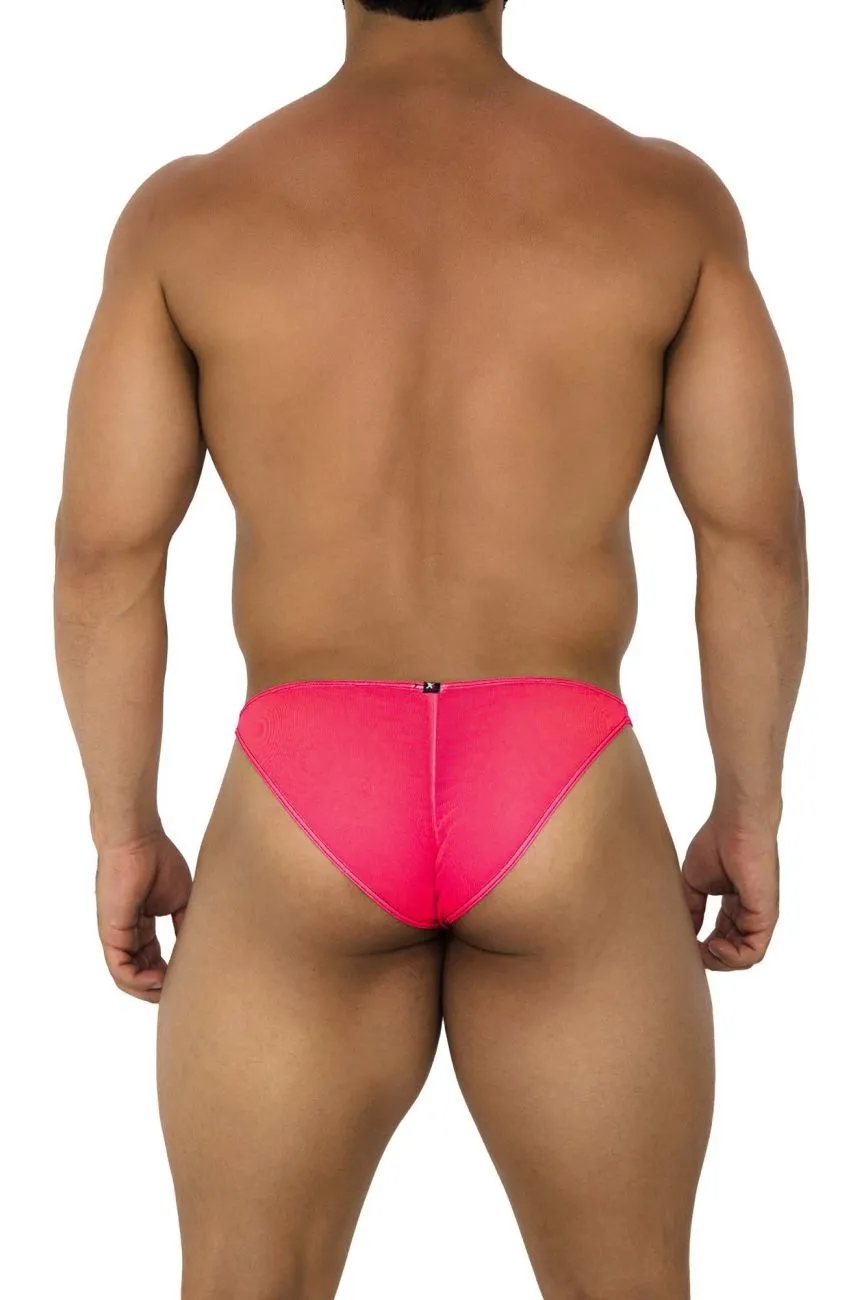Clothing_Xtremen_Unterwäsche Xtremen 91187 Tüll Mesh Bikini Farbe Rosa