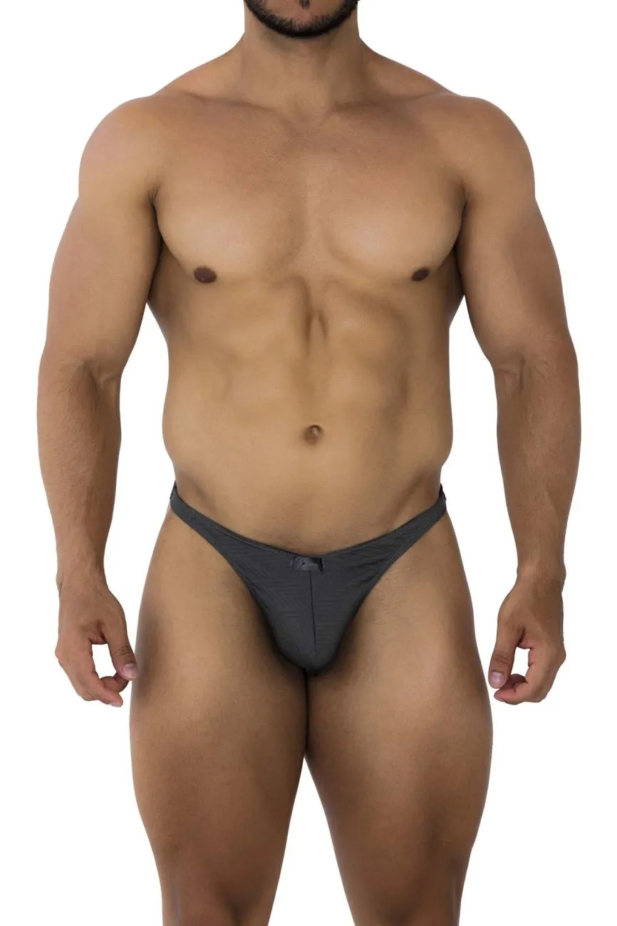 Clothing_Xtremen_Unterwäsche Xtremen 91192 Jacquard-Bikini Farbe Grau