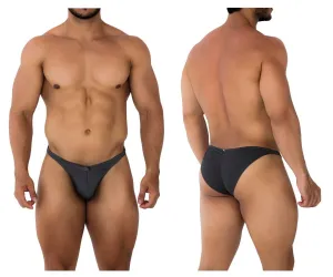 Clothing_Xtremen_Unterwäsche Xtremen 91192 Jacquard-Bikini Farbe Grau