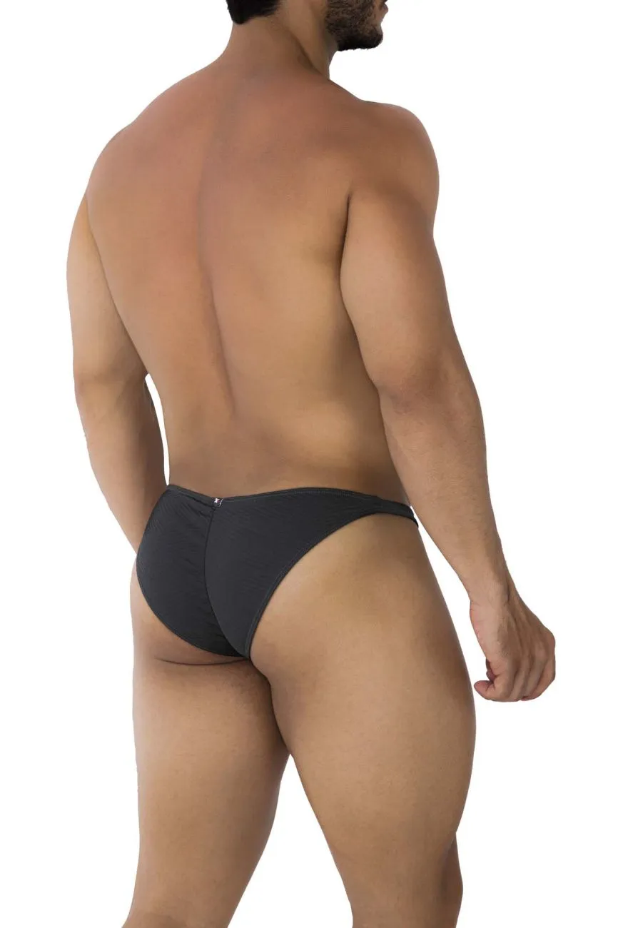 Clothing_Xtremen_Unterwäsche Xtremen 91192 Jacquard-Bikini Farbe Grau