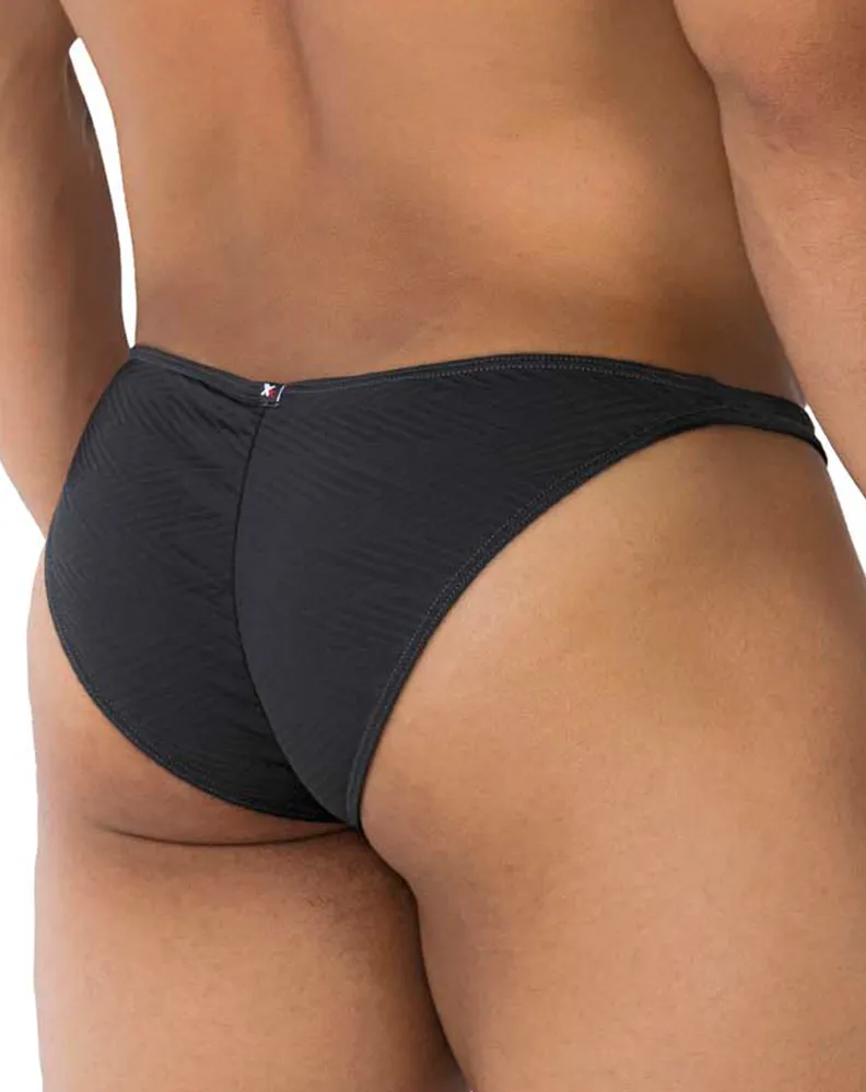 Clothing_Xtremen_Unterwäsche Xtremen 91192 Jacquard-Bikini Grau