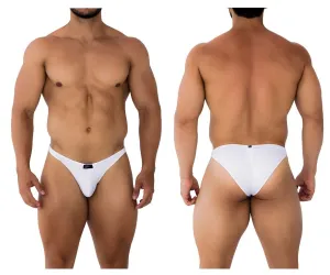 Clothing_Xtremen_Unterwäsche Xtremen 91197 Jacquard-Bikini Farbe Weiß