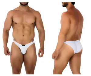 Clothing_Xtremen_Unterwäsche Xtremen 91201 Jacquard-Bikini Farbe Weiß