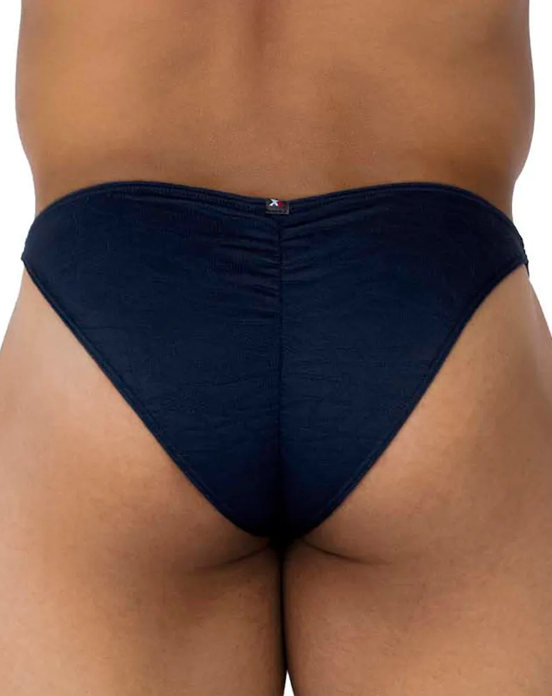 Clothing_Xtremen_Unterwäsche Xtremen 91201 Jacquard-Bikini Dunkelblau