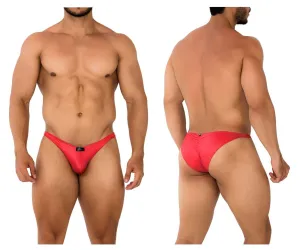 Clothing_Xtremen_Unterwäsche Xtremen 91204 Mikrofaser-Bikini Farbe Kirsche