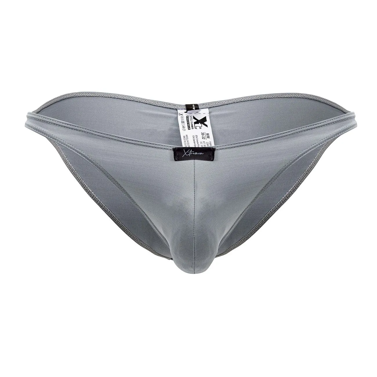 Clothing_Xtremen_Unterwäsche Xtremen 91204 Mikrofaser-Bikini Farbe Grau