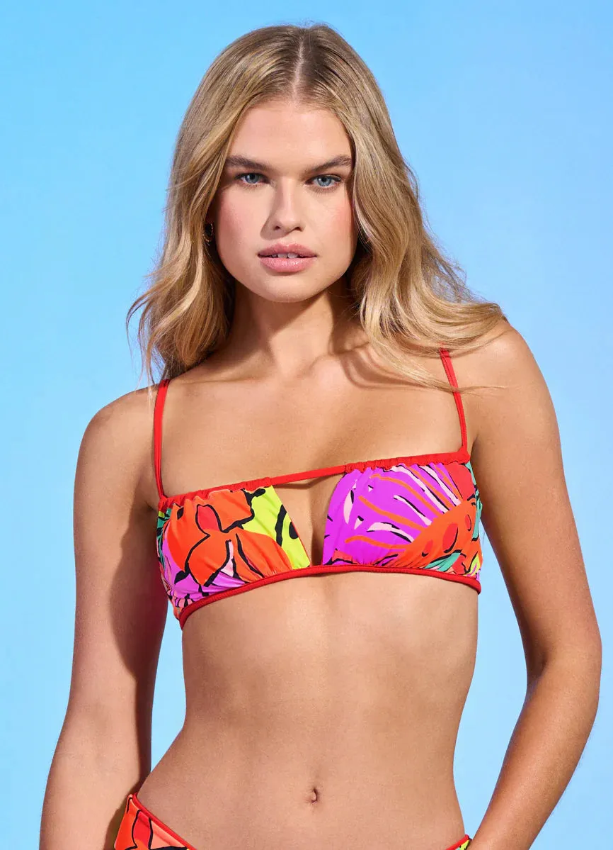 Crimson Emma Klassisches Bralette-Bikini-Oberteil