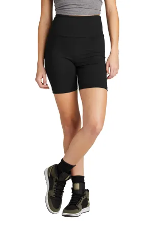 District Damen High Waist geruchshemmende Radlerhose - Schwarz