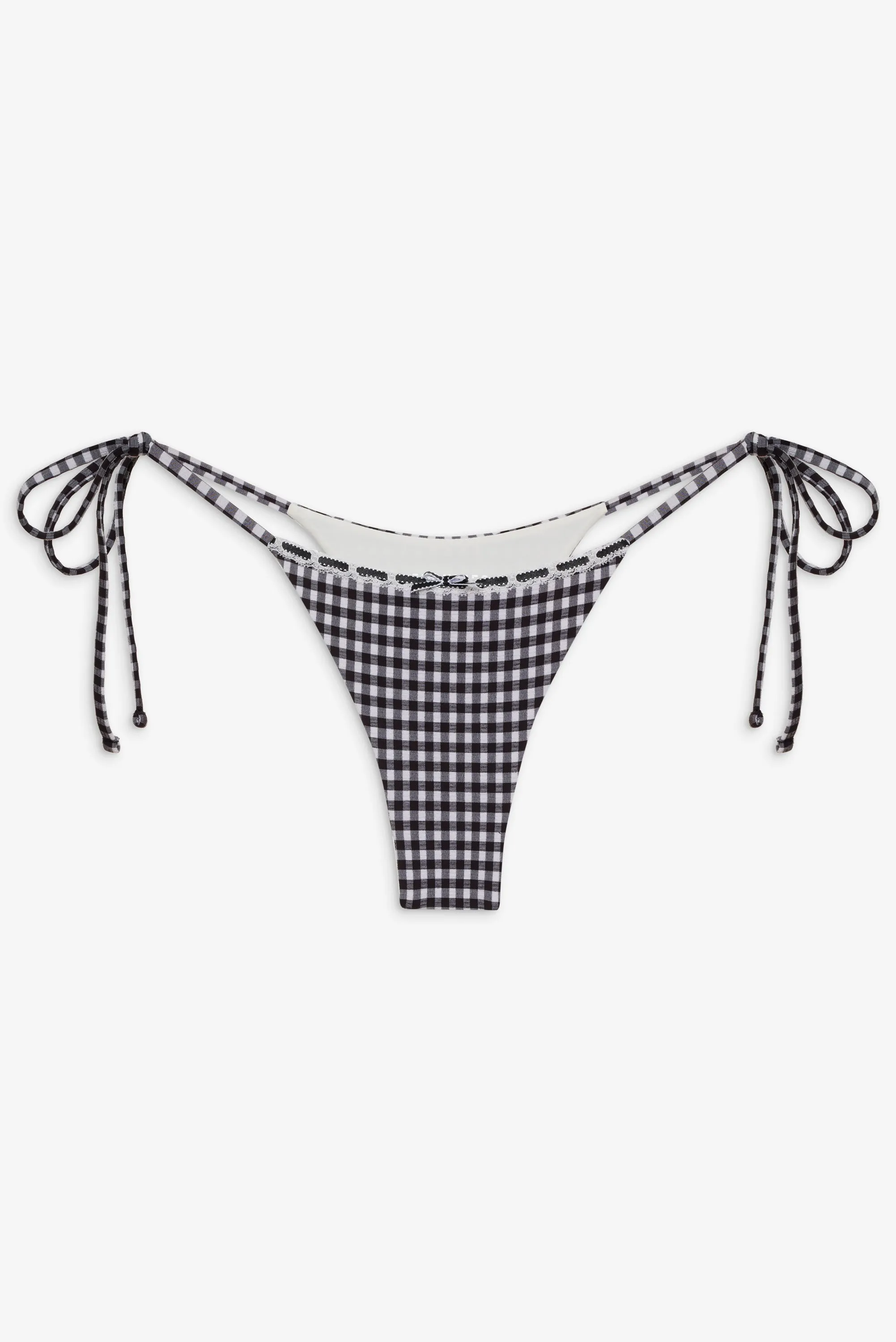 Göttlicher Seitengebundener Knapper Bikini-Boden