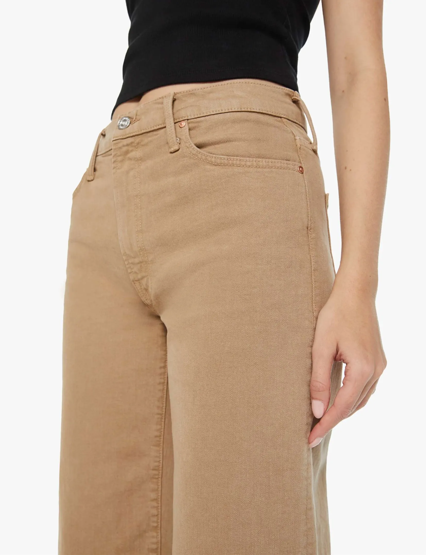 Dodger Flood, Dunkelkhaki Kleidung_mother-denim
