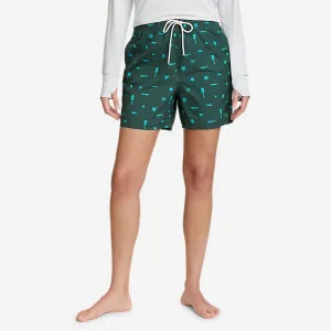 Eddie Bauer Women's Tidal High Rise Shorts - Druck - Leuchtendes Grün Eddie Bauer