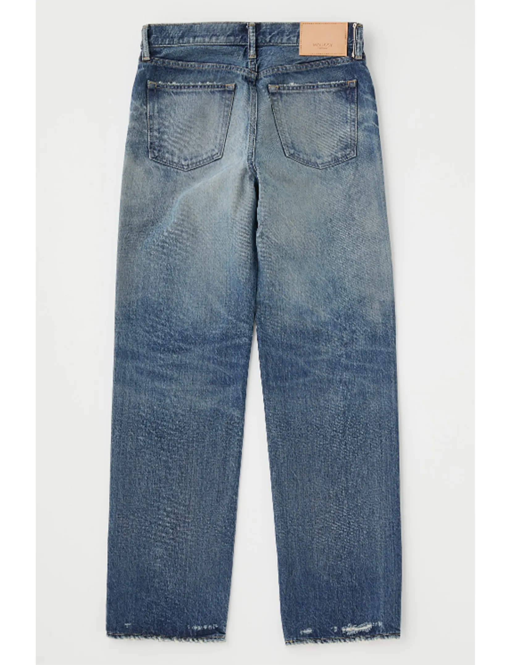 Flemington Gerade Low-Hose, Blaue Kleidung_moussy