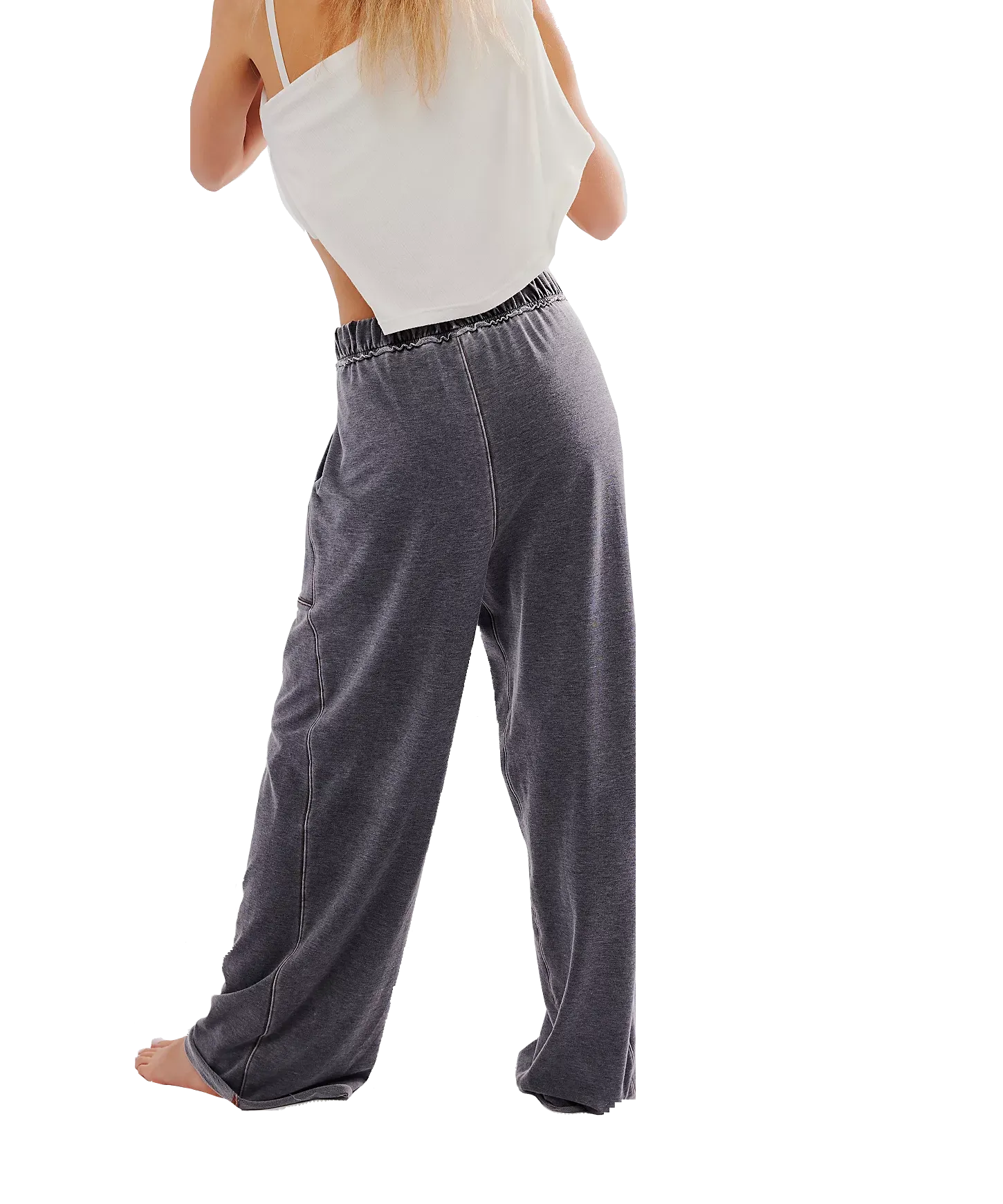 Free People Kleidung Don't Wait Up Lounge Hose in Schwarz