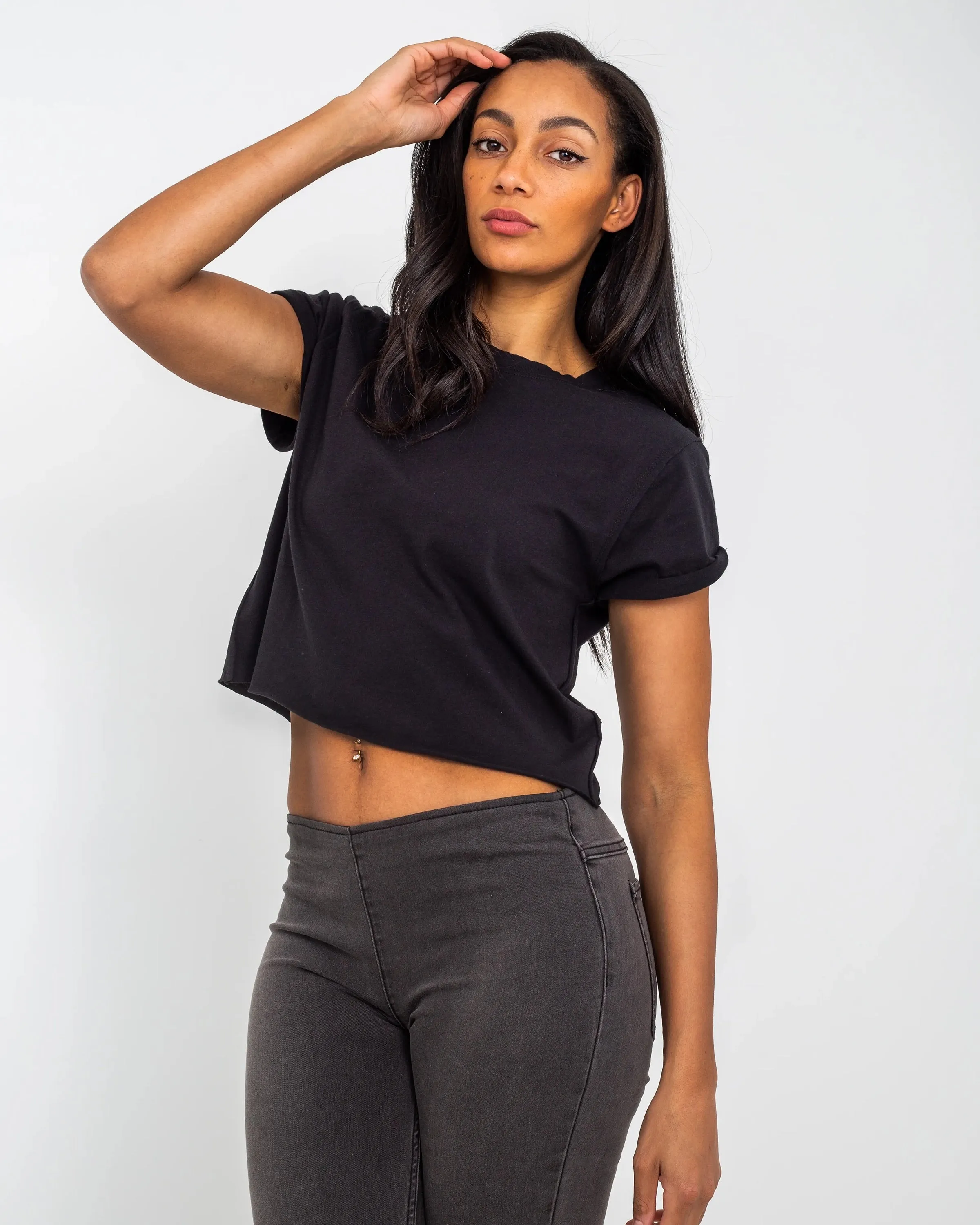 Free People Kleidung Das perfekte T-Shirt in Schwarz
