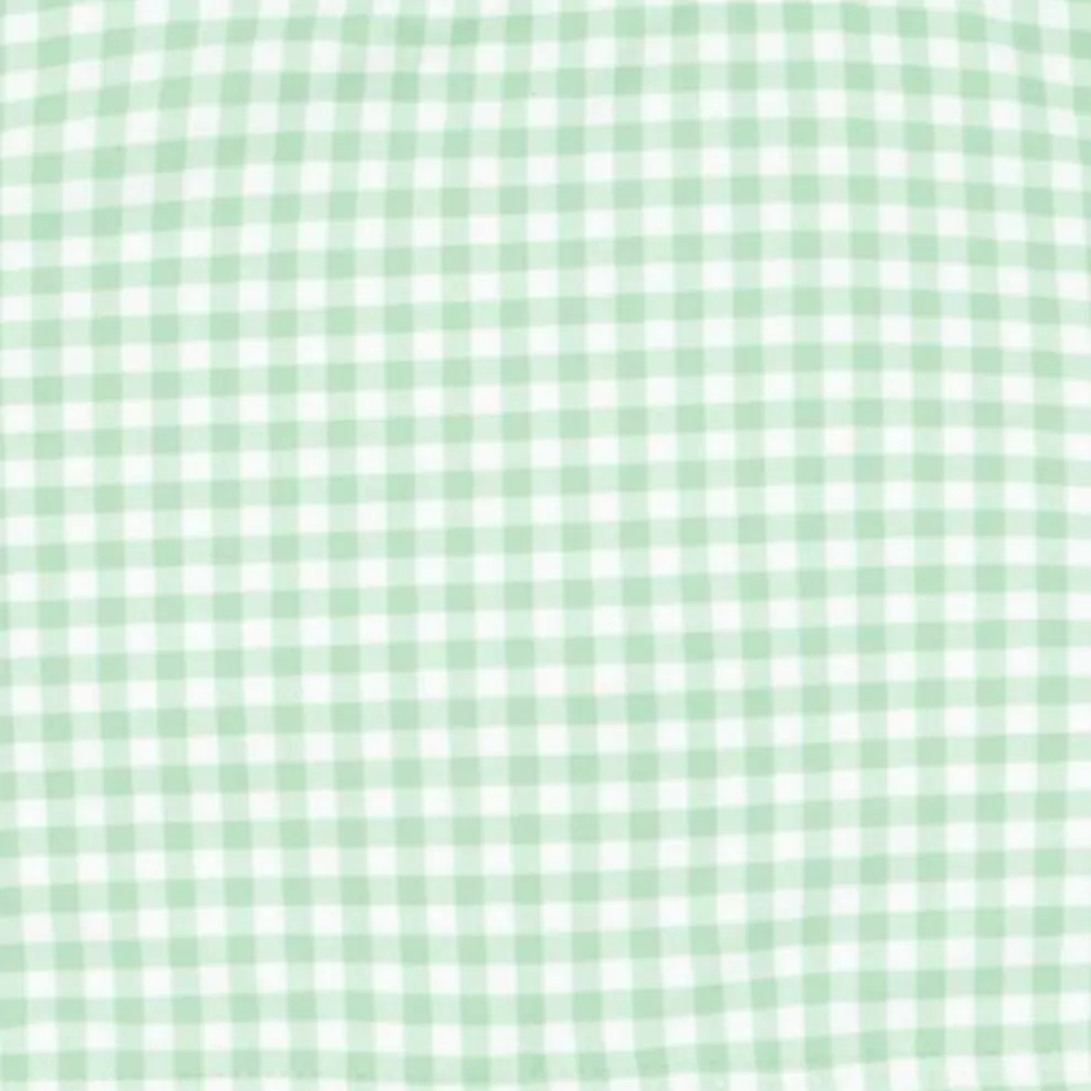 Gingham-Krawattenknoten-Bikini