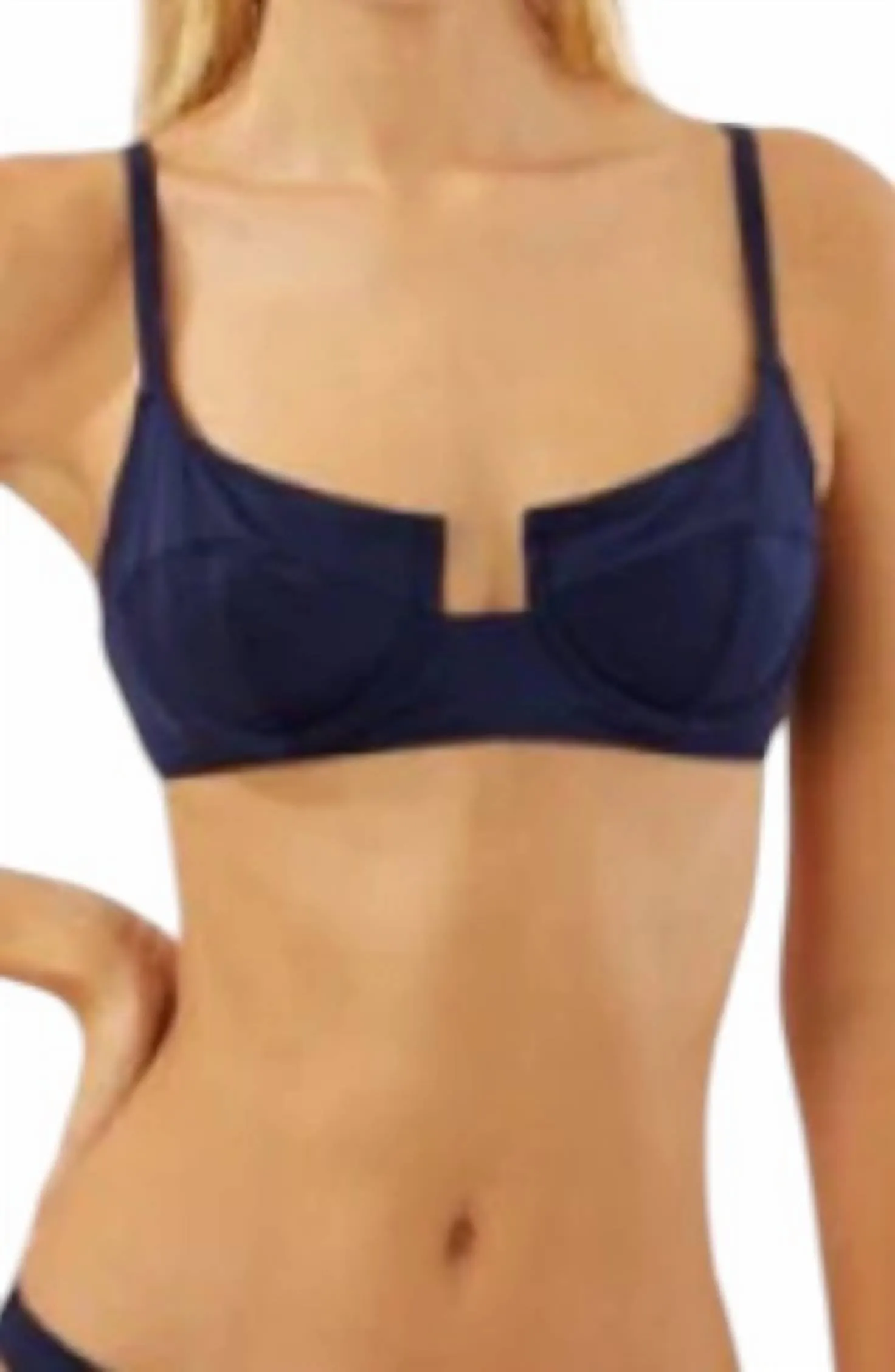 Harley Bikini-Oberteil in Matt Blau