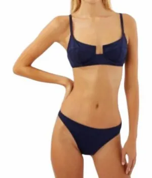 Harley Bikini-Oberteil in Matt Blau